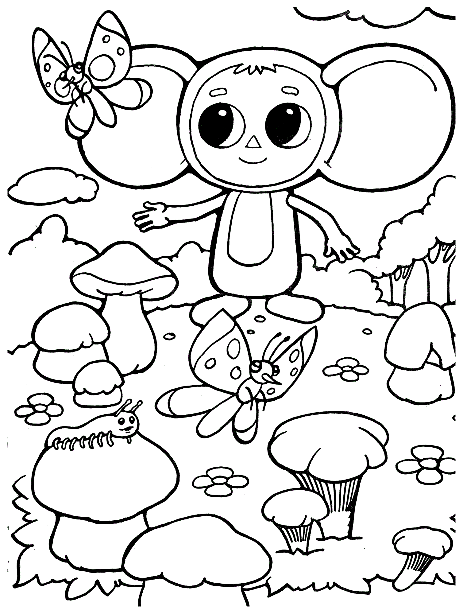 Раскраски из мультфильмов