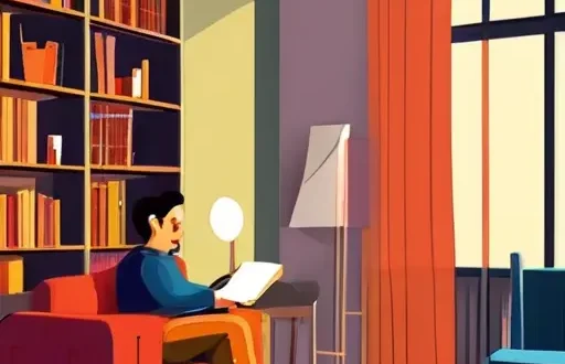 Детское чтение и обзоры книг: ребенок читает яркую книгу